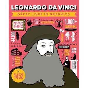 Great Lives in Graphics: Leonardo Da Vinci -- Button Books
